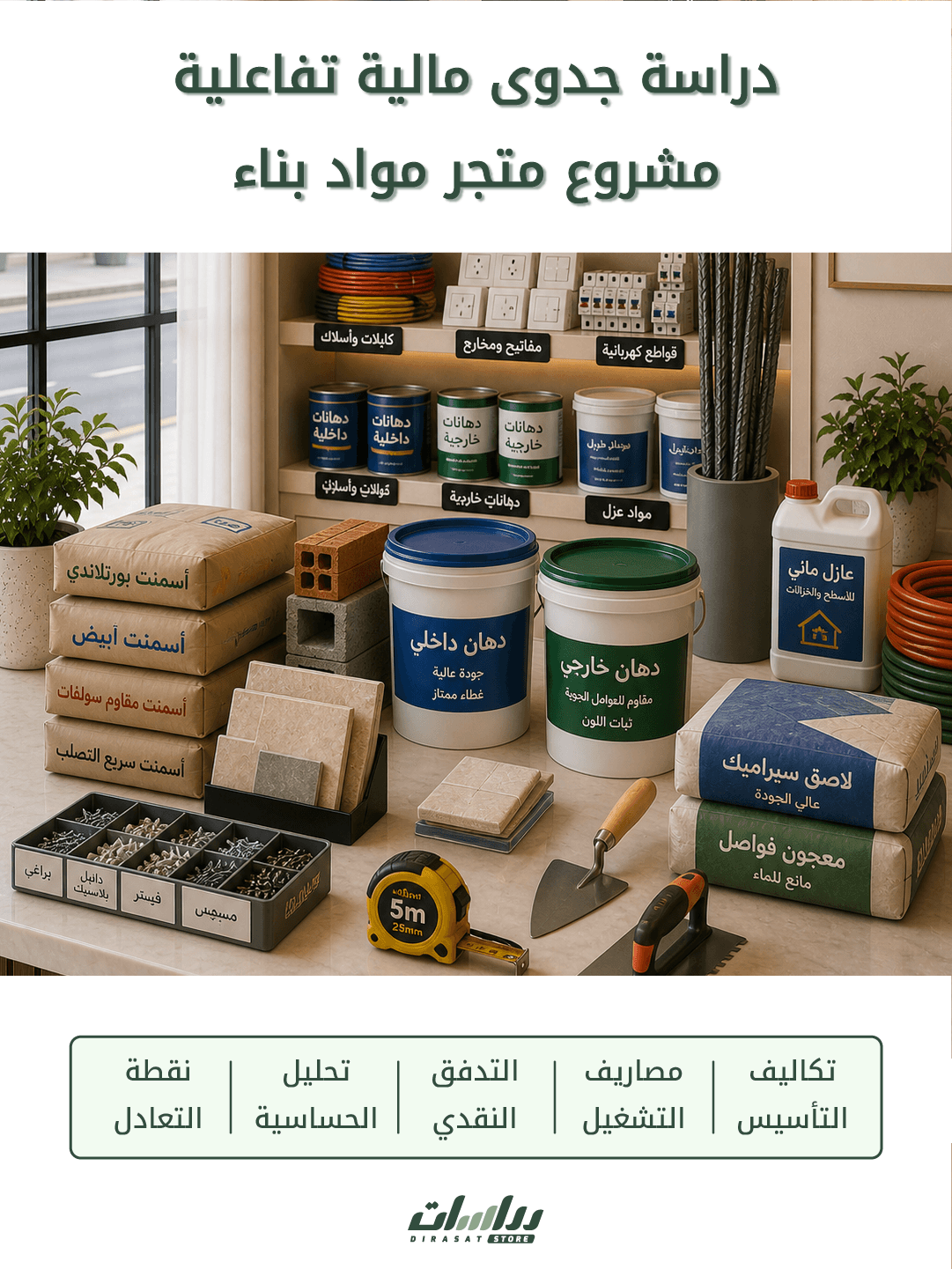 متجر مواد بناء