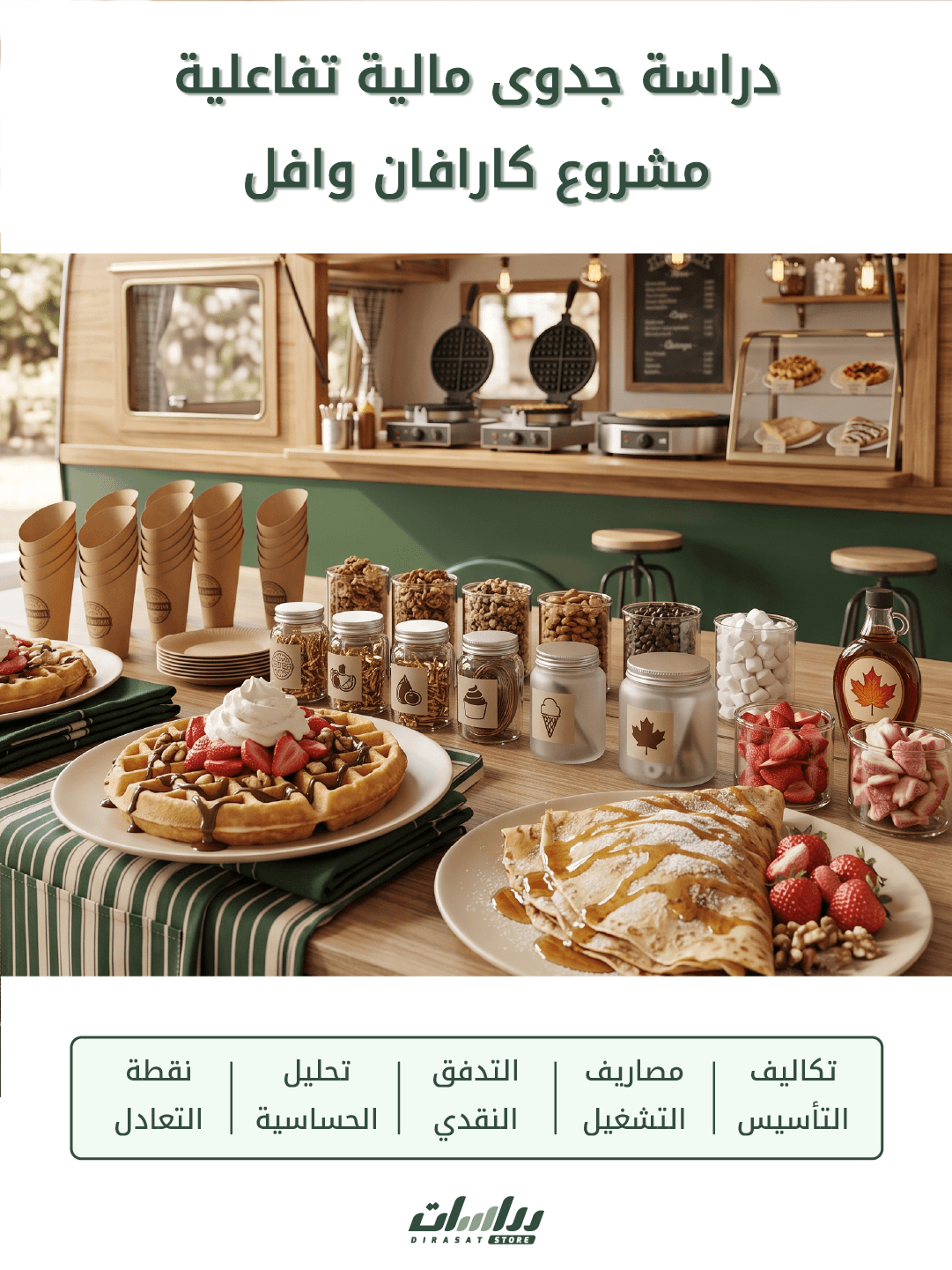 كارافان وافل وكريب