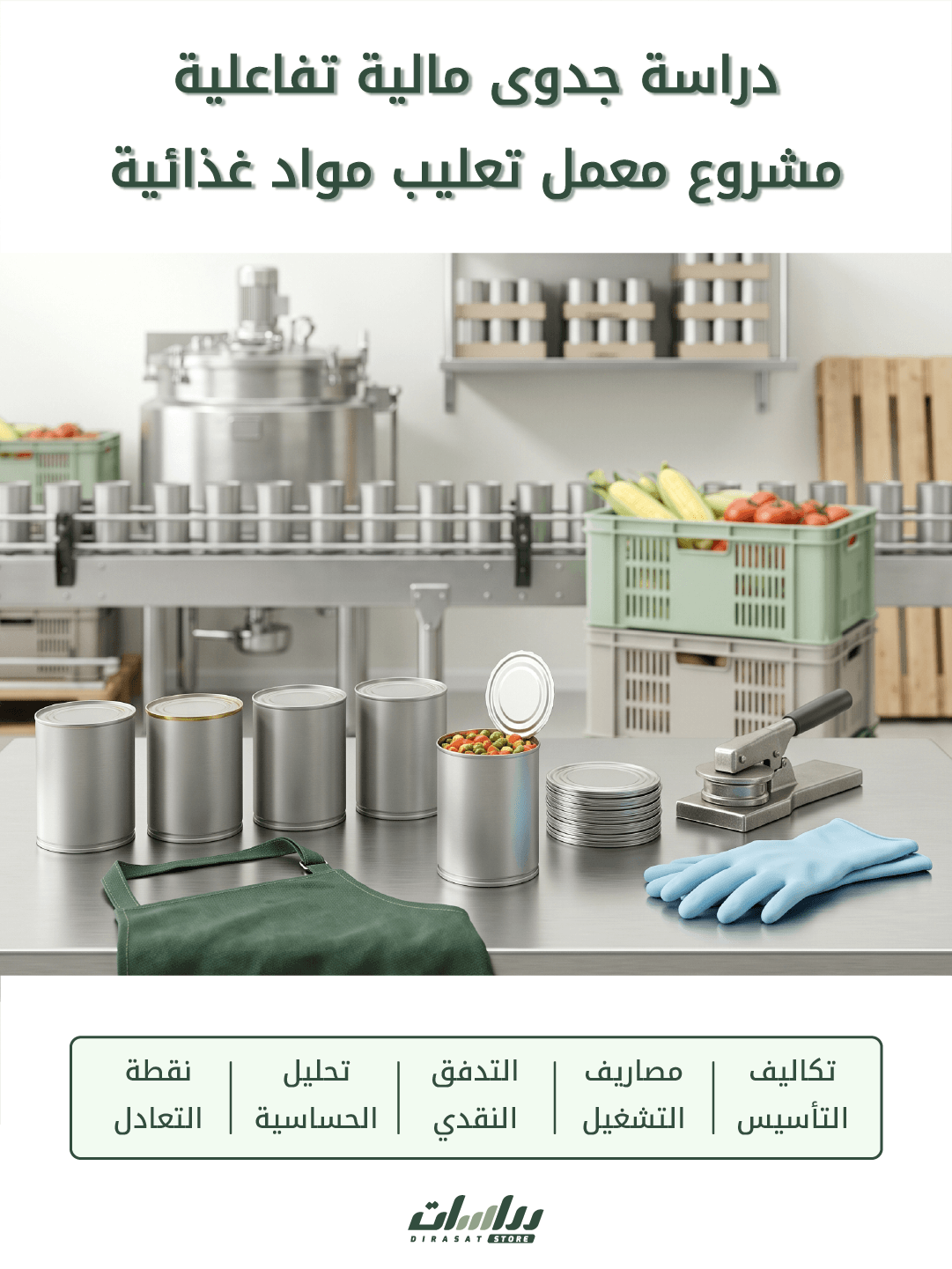 معمل مواد غذائية ( تغليف - تعليب )