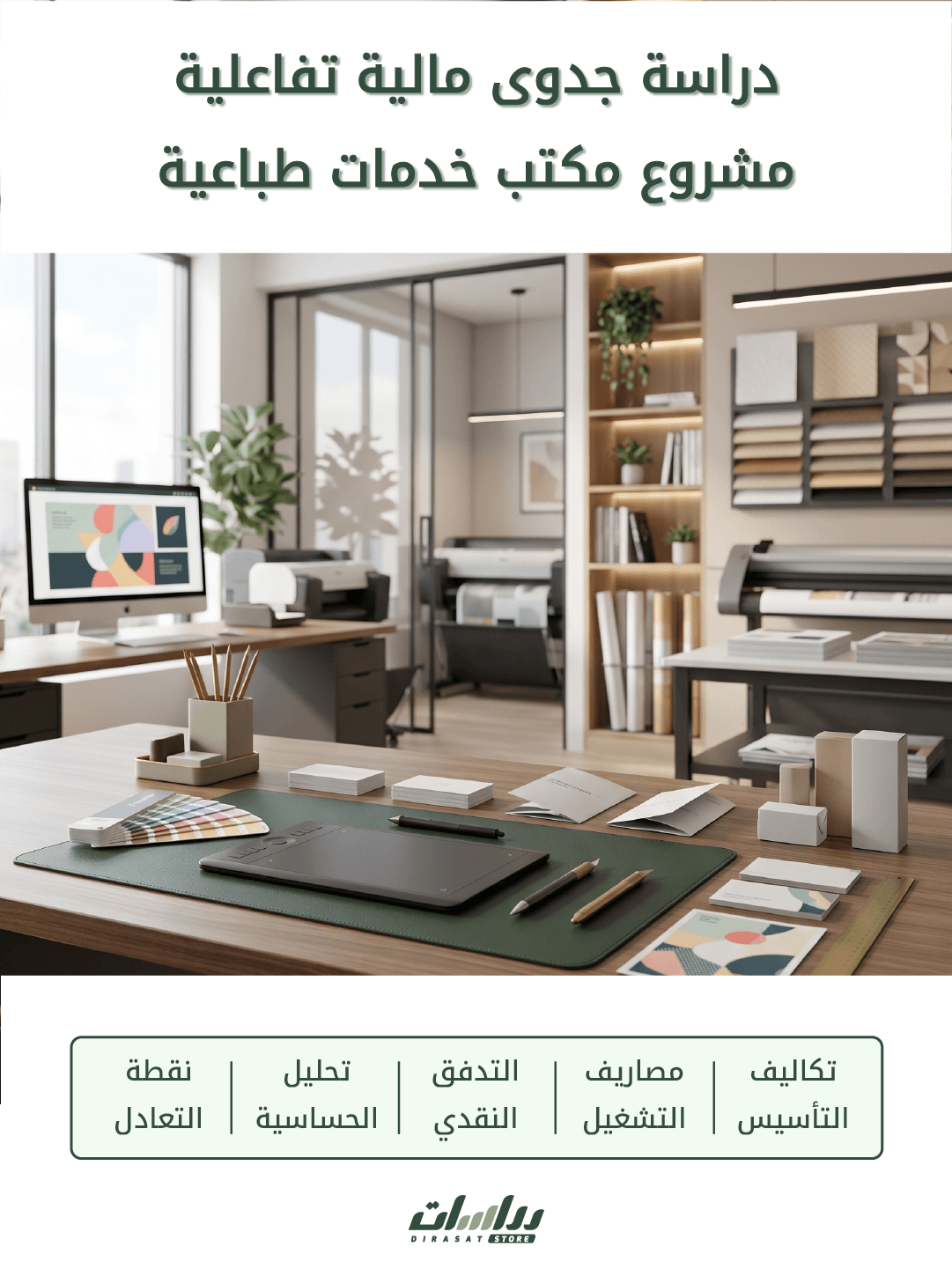 مكتب تصميم وخدمات طباعية